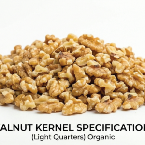 Walnut Kernel Specifications (Light Quarters) Organic
