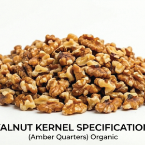 Walnut Kernel Specifications (Amber Quarters) Organic