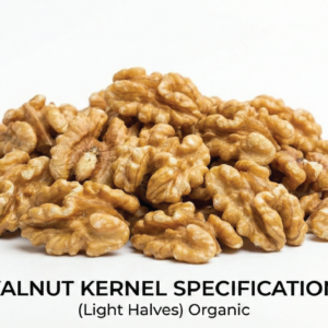 Walnut Kernel Specifications (Light Halves) Organic